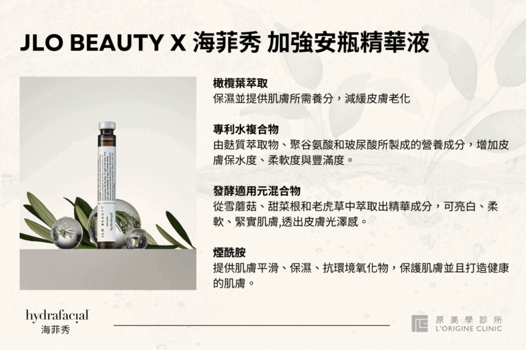 海菲秀 X JLOBEAUTY 加強安瓶精華液